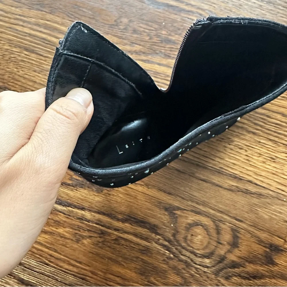 Leith Macee black rhinestone ankle booties US 8 | evening | black tie